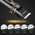 Dog Clippers Professional Heavy Duty Grooming Clipper 3-Speed Low Noise High Power Rechargeable Cordless Pet Tools for Small & Large Dogs Cats Pets with Thick Coats