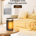 DREO Space Heater, Portable Electric Heaters for Indoor Use with Thermostat and Remote, 2024 Upgraded, Digital Display, 12H Timer, 5 Mode, 1500W PTC Ceramic Fast Safety Heat for Office Bedroom Home