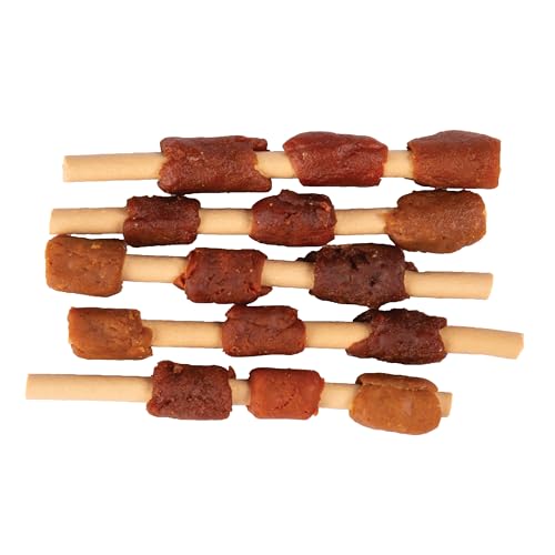 DreamBone Kabobz Dog Treats, Daily Rawhide-Free Chew, Digests Safely and Completely, With Real Protein, Chicken, Duck, Pork and Veggies, 18 count