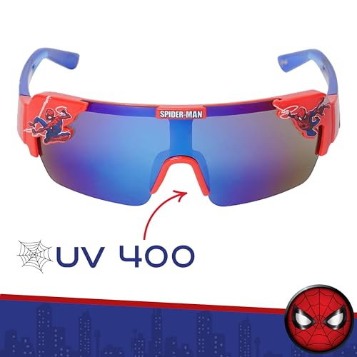 ARKAID Spider-Man Sunglasses for Kids | Marvel Shades | UV 400 | One Size Fits Most Kids
