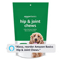 Basics Dog Hip & Joint Daily Supplement Chews with Glucosamine, MSM, and Vitamin C, Duck Flavored, 120 Count (Previously Solimo)