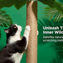 LEMONDA 31.5Inch Cat Scratching Post,Cat Scratcher Tree with 3 Scratching Poles & 2 Interactive Dangling Balls,Cats Scratching Posts for Indoor Kitten & Adult Cats