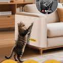 78.7"x15.8" Cat Scratch Mat, Trimmable Self-Adhesive Carpet, DIY Climb Cat Scratcher for Furniture Couch or Wall Protector, Covering Cat Scratching Post Replacement Pads (Beige)