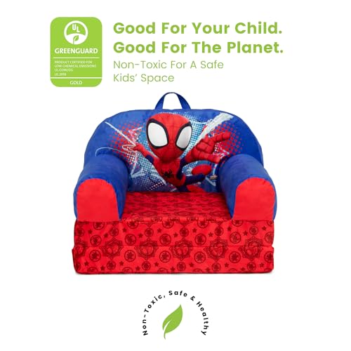 Delta Children - Spidey and His Amazing Friends Cozee Buddy Flip-Out Kids Chair, Red