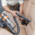 Cordless Vacuum Cleaner, 55KPa 650W 70Mins Stick Vacuum Cleaners for Home, Self-Standing Handheld Vacuum with 3.3Ft Extendable Hose, LED Touch Screen for Pet Hair/Floor/Carpet