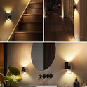 L LOHAS LED Night Light Plug in, Modern Night Lights Plug into Wall, Dusk to Dawn Sensor, Soft White 3000K, 0-100LM Adjustable Brightness, Dimmable Night Lights for Hallway Bedroom Stairway, 2 Pack