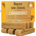 Dogsee Yak Cheese Himalayan Dog Chews 1lb (Medium - 6 Bars), 100% All Natural, 60% Protein, Dog Treats Medium Breed, Yak Chews Long Lasting for Aggressive Chewers, Raw Hide Free