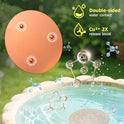 Mellbree Bird Bath Copper Disk, 0.6mm Reinforced 99.99% Pure Copper Cleaning Disk for Physical Safe Clean Water All-Season, Universal Fit for Outdoor Birdbaths, Bowl, Bird Bath Solar