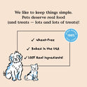 Bocce's Bakery Dailies Brushy Sticks to Support Oral Health & Fresh Breath, Wheat-Free Dental Bars for Dogs, Made with Real Ingredients, Baked in The USA, Natural Coconut & Mint, Medium Dogs
