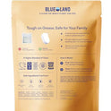 BLUELAND 100% Plastic-Free Dishwasher Detergent Tablets, 60 Count, Free & Clear, Eco-Friendly Dishwashing Pods, Natural, USDA Certified biobased