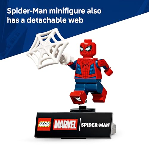 LEGO Marvel Spider-Man Hero Figure - Super Hero Building Toy for Boys & Girls, Ages 12+ - Posable Kids Bedroom, Bookshelf or Desk Decor - Gift for Birthdays - 76346