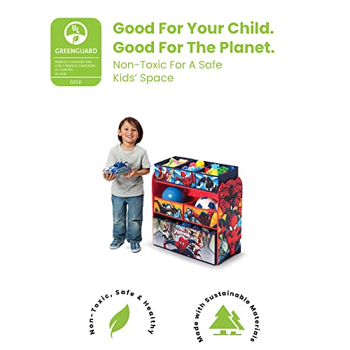 Delta Children Multi-Bin Toy Organizer, Marvel Spider Man