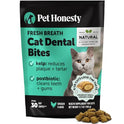 Fresh Breath Dental Bites for Cats – Crunchy & Creamy Cat Dental Treats for Fresh Breath, Tartar & Plaque Control – Dual-Texture Cat Oral Care Bites for Bright Teeth & Healthy Gums – 30 Day Supply