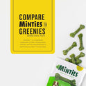 Minties Dental Chews for Dogs, 60 Count, Vet-Recommended Mint-Flavored Dental Dog Treats for Medium Dogs, Bones Clean Teeth, Fight Bad Breath, and Removes Plaque and Tartar