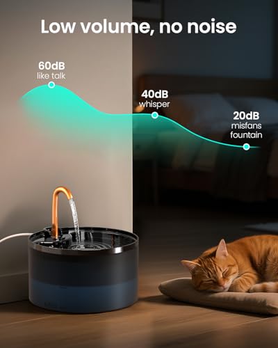 Cat Water Fountain, 71oz, 3-Pack