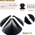 Garbuildman Squirrel Baffle for Bird Feeder Pole, Outside Pole Mount Bird House Guard for Outdoor Shepherd’s Hook, 19 Inch Diameter, 1 Pack
