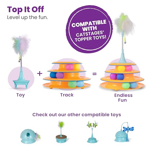 Catstages Tower of Tracks Cat Toy