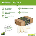 Sepia King - Medium - 100% Natural Calcium Supplement - Premium Cuttlebone Perfect for Birds, Tortoises, Snails, Reptiles - 12 Pack