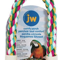 JW Pet Comfy Perch For Birds Flexible Multi-color Rope, Large - 21" Length