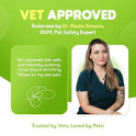 Lick-Safe Daily Pet Wipes for Dogs & Cats - Vet-Approved & Hypoallergenic - Cleans Mud, Odor & Dander - Wipes for Paws, Face & Butt - 10% to Charity - Earth-Friendly & Unscented Cleaning - Pack of 100