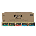 Reveal Natural Wet Canned Cat Food, 5-Flavor Variety Pack, Limited Ingredient, Grain Free, High Protein with No Artificial Additives, Fish Variety in Broth (30 x 2.47 oz Cans)