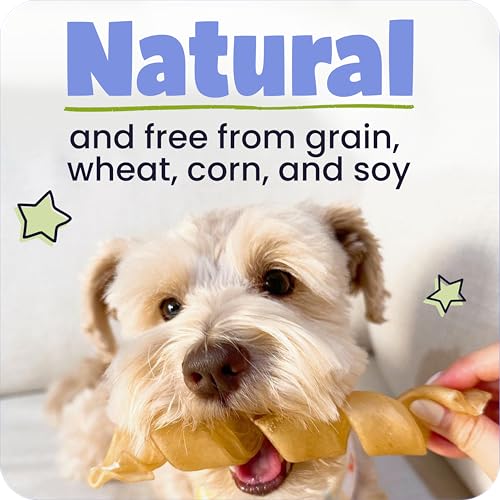 Pawstruck Natural Large 12" Beef Collagen Sticks for Dogs – Long-Lasting Rawhide Alternative, High Protein Treats with Chondroitin & Glucosamine – 5 Pack