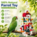 Rypet Bird Chewing Toy - Parrot Cage Bite Toys Wooden Block Bird Parrot Toys for Small and Medium Parrots and Birds