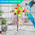 KATUMO Bird Toys, Parrot Pull Spoons Toys for Conure Cage Parakeet Cockatiel Quarker African Grey Mini Macaw  Parrots Cockatoo Small to Medium Birds