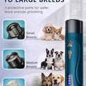 YABIFE Super Quiet Dog Nail Grinder & Clippers Kit with 2 LED Lights, 3 Speeds Up to 12,000 RPM, Lower Than 30dB Electric Pet Nail Trimmer for Small Medium Large Dogs and Cats