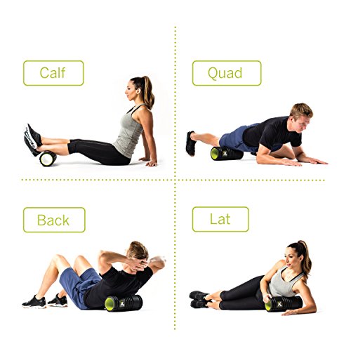 TriggerPoint Grid 1.0 Foam Roller - 13" Multi-Density Massage Roller for Deep Tissue & Muscle Recovery - Relieves Tight, Sore Muscles & Kinks, Improves Mobility & Circulation - Targets Key Body Parts