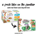Purina Beneful Freshly Prepared Blends Wet Dog Food Variety Pack with Beef, Chicken, or Lamb Dog Food - (Pack of 12) 10 oz. Tubs