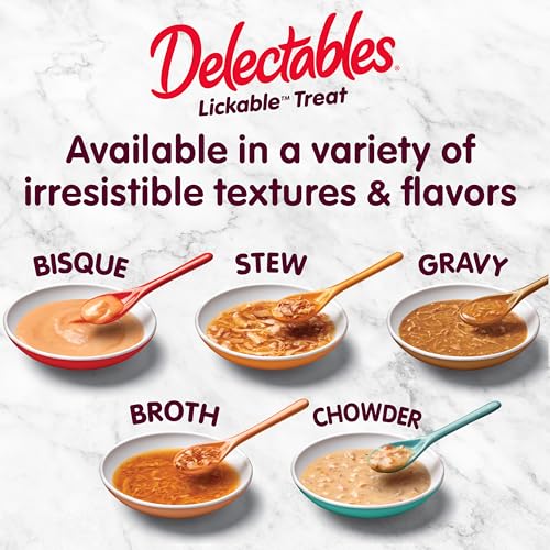 Delectables Non-Seafood Stew Lickable Wet Cat Treats, Chicken, 1.4 oz (Pack of 12)