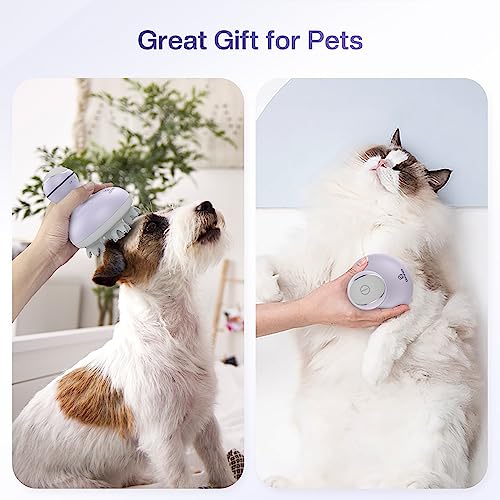 COMFIER Electric Scalp Massager with Mutlti-Modes Vibration, Portable Handheld Head Scratcher for Hair Growth,Waterproof Head Massager for Full Body,Dog Cat Massager for Deep Clean and Stress Relax