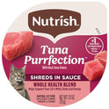 Nutrish Grain Free Wet Cat Food Tuna Purrfection Whole Health Blend with Real Tuna Flakes in a Savory Sauce, 2.8 oz. Cup, Pack of 12 (Rachael Ray)