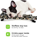 SHARLOVY Dog Squeaky Toy No Stuffing 6 Pack, Dog Toys Crinkle for Small Puppy, Durable Chew Plush Cute Animals Natural for Teething Pet