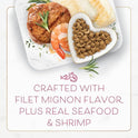 Fancy Feast Purina Filet Mignon Flavor with Real Seafood & Shrimp Dry Cat Food (7 Pound (Pack of 1))