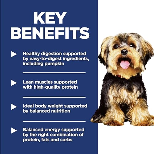 Hill's Science Diet Adult 1-6 Small & Mini Dry Dog Food, Chicken & Brown Rice, 4.5 lb. Bag