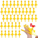 POPLAY 42PCS Flying Chicken Slingshot, Party Favors Treasure Box Toys for Kids, Flicking Rubber Chickens Finger Toys for Birthday Party Activity Gift, Classroom Prizes, Goodie Bag Stuffer