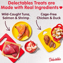 Delectables Squeeze Up Kitten Variety Pack, Creamy Squeezable Puree, Lickable Wet Cat Treats, Grain Free, No Added Fillers, No by-Products, No Added Preservatives, 0.5 Ounces Tube, 20 Tubes Total