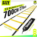 Teenitor Agility Ladder Speed Ladder Training Ladder for Soccer, Speed, Football Fitness Feet Training Carry Bag Agility Training Equipment 13 rungs, 23 feet