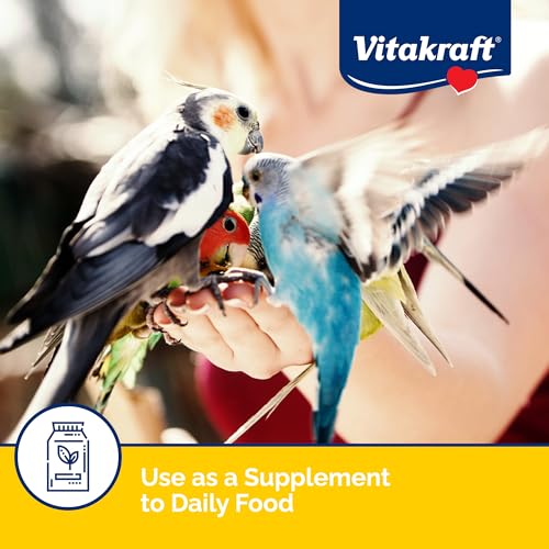 Vitakraft VitaSmart Egg Food for Birds - Daily Supplement for Parrots, Parakeets, Cockatiels, and Canaries - Bird Calcium Supplement 1.1 Pound (Pack of 1)