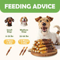 MON2SUN Dog Treats, Triple Flavor 5 Inch Chicken Liver Duck and Chicken Wrapped Rawhide Snacks for Small and Medium Dogs, 21.16 Oz (30 Count-Pack of 1)