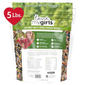 Love My Girls: Chicken Snacks - Veggies & Worms - 5lb Bag - Global Harvest, Gourmet Multi-Grain Treats, Corn-Free, Nutritious & Protein Rich Mealworms