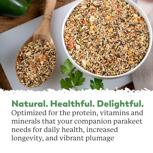 Dr. Harvey's Our Best Parakeet Food, Wholesome Seeds, Nuts, Fruits, and Vegetable Bird Feed for Budgies and Parakeets (4 Pounds/1.81 kg)