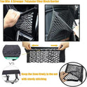 DYKESON Dog Car Net Barrier Pet Barrier with Car Mesh Organizer for Dog & Child, Safety Divider with Upgraded Storage Pouch, Easy Install for Cars & SUVs