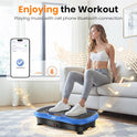 AXV Vibration Plate Fitness Platform Exercise Machine Vibrating Shaking Full Body Shaker Workout Vibrate Stand Shake Board Sport for Weight Loss Fat Burner for Gym Home Office