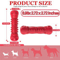 ZIKATON Dog Squeaky Toys for Aggressive Chewers, Durable Chew Toys for Large Medium Breed Dog, Dog Toys, Tough Durable Dogs Toys with Natural Rubber
