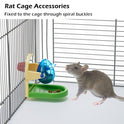 Rat Enrichment Toys, Interactive Foraging Toys For Rats, Intelligence Growth Rat Enrichment Puzzle Games, Treat Dispensing Slow Feeder for Rats Cage Toy, Bird Foraging Toy for Parakeet Conure (1Pcs)
