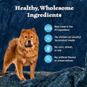 Blue Buffalo Wilderness Trail Toppers Wild Cuts Wet Dog Food Variety Pack, High-Protein & Grain-Free, Made with Natural Ingredients, Chicken and Beef Flavors, 3-oz Pouches, (12 Count, 6 of Each)