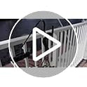 Hold It Mate Long Hook Kits Ideal for Bird Feeders, Lighter Flower Baskets, Chimes, etc. for Vertical Spindled Deck Railings Only (34" Upright) Heavy Duty Hanger